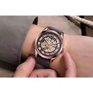 BELLEDA 9475 Jam Tangan Pria Tali Karet Otomatis Tanpa Baterai Anti Air Man Watch