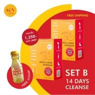 ACV+ 2กล่อง แถมขวดเชค|ACV plusคือ Apple cider vinegarที่มี Probiotics &Prebiotic fiber