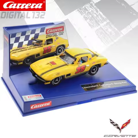 Carrera Slot Car Digital132 Chevrolet Corvette Sting Ray 30689 No.14 / 30906 No.35