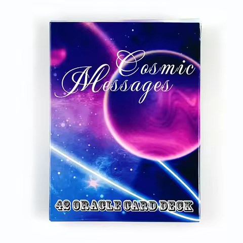 NEW Cosmic Messages Oracle Cards Deck A 42 Oracle Cards Twin Flame Love Message Prophecy Divination 