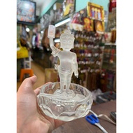 - Buddha's birthday statue - artificial amber stone