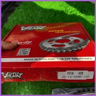 ✿ ∇ ℗ chain sprocket set tmx supremo,fz16 sniper150,thunder 125