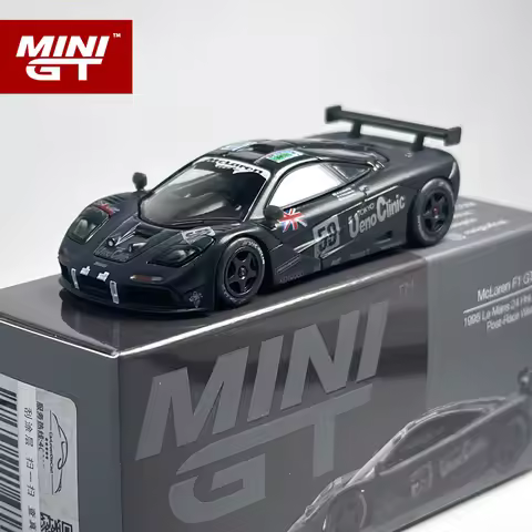 MINIGT 1:64 McLaren F1 GTR #59 1995 Le Mans 24Hr Winner MGT soiled alloy car Model 870