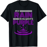 Men's cotton T-shirt For Violet Favorite Color T-Shirt 4XL , 5XL , 6XL