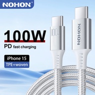 NOHON C TO C 100W braided wire 1.5 data cable