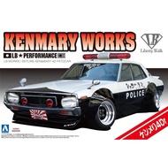 Car Model 1/24 Aoshima LB Liberty Walk Works Kenmeri 4Dr Patrol Car Plamo Modelkit