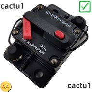 CACTU Circuit Breaker, Voltage Protection Recoverable Circuit Breaker Switch, Durable Metal Overcurr