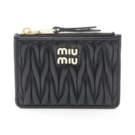 【二手】Miu Miu 零錢包 MATELASSE'MIU 5MC093AFPPF0002 皮革卡包 女士 全新