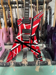 Custom Dean Dimebag Darrell R/B/W "5150" Striped Pattern Electric Guitar Tremolo Vibrato Bridge High Quality