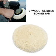 7" Soft Wool Clean Polishing Buffing Bonnet Pad for Car Auto Polisher 7 Inch