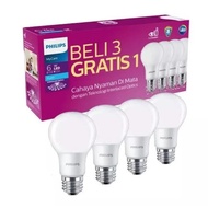 Philips 6Watt LED Bulb \ 6W \ 6Watt Mycare Pack 6 watt Multipack Package