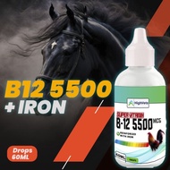 SUPER VITAMIN B12 5500MCG B15 w/ IRON FOR ANIMALS Red cell para sa manok VITAMIN B12 + B15