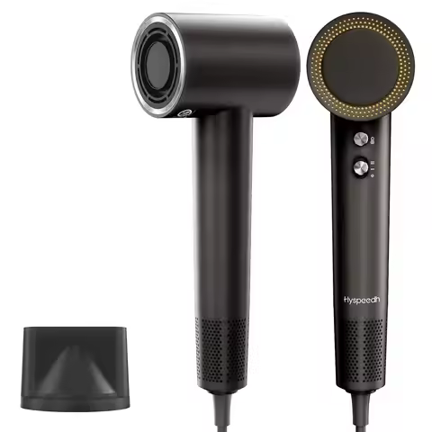 Hair Dryer with 110K RPM High Speed 1400w Motor for 2-5min Fast Dry, 59db Low Noise,1.5 Billion Plas