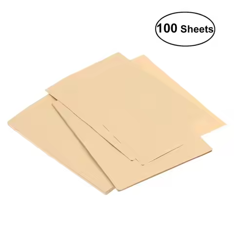 100 Sheets A4 Vintage Blank Kraft Kraft Paper Retro Writing Papers A5 Lined Stationery Paper Letter