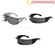 MYRONG1HD Cyber Goggles, Cosplay Costumes Steampunk Punk Gothic Glasses, Fashion Funny Party Street 
