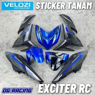 VELOZI EXCITER RC Y15ZR V1 V2 COVER SET/ EXCITER RC Y15 MERAH BIRU PURPLE/ RC BLUE RED Y15/ EXCITER 