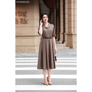 CHARMILLES DRESS Swing dress, 2 chest pockets (D) 25MD338SN
