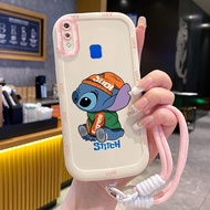 Case hp for VIVO Y91 Y91i Y93 Y95 Y91C Y1S Y90 Case Cute Cartoon Monster Pattern Silicone Phone Case