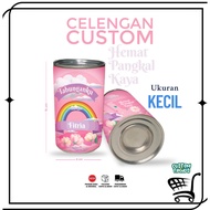 Toko99 - Custom Piggy Bank with Name + Photo, Can Be Used as a Souvenir Piggy Bank can be customized