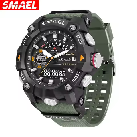 NEW SMAEL8040 Fashion Electronic Watch Student Outdoor Sports Waterproof Alarm Clock Multifunctional