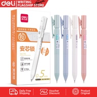 Deli Ballpen SA170 Press Self-locking Gel Pen 0.5mmST Head (Black) (Branch)