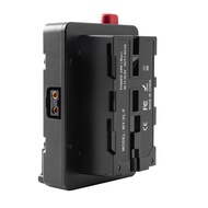 [jwerlyday]Power Adapter Mount Plate for Mini Nano V/V Mount Battery to NP-F NP-F960 NP-F970D-Tap fo