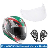 Motorcycle Helmets Sun Visor Lens Shield Gear Base Plate Lens Holder Para Sa AGV K3 K4 Motocross He