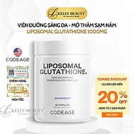 Viên Uống Sáng Da, Mờ Sạm Nám CODEAGE Liposomal Glutathione 1000mg | Kelly Beauty