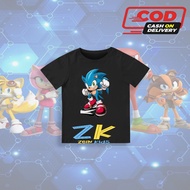 Sonic Animation Kids T-shirt Sonic Animation Kids Clothes/ Sonic Animation Kids Fashion/