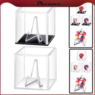 [Phenovo] Guitar Pick Display Box Plectrum Case with Stand Display Container 1.97x1.97x1.97inch Guit