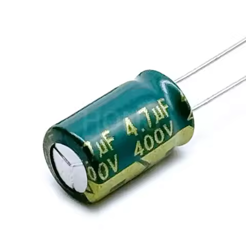 4.7uF 400V Aluminum Electrolytic Capacitor 6x12mm Low ESR High Frequency 400WV 4.7MFD 400VDC 400V4.7
