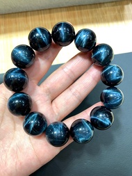 南非藍虎眼石18mm  閃電紋 No:33407  一物一圖