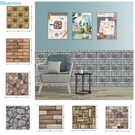 USNOW Kitchen Wall Sticker, 3D Stone Grain Imitation Brick Self Adhesive Tiles, Wall Stickers PVC Oil Proof Waterproof Cobblestone ​Imitation Brick Living Room