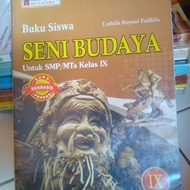 Buku bekas Seni Budaya kelas 9. Mediatama. Hots. Lathifa Royani F.