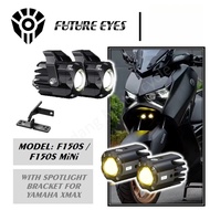 XMAX V1/V2/V3 PNP FUTURE EYES F150-S F150S Mini For XMAX 250 Combo Spotlight Lamp Waterproof Headlig