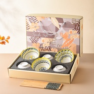 HOT PRODUCT EARISE BOWL SET PREMIUM CERAMIC BOWL SET PORCELAIN CUTLERY SOUVENIR BOWL