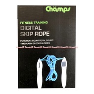 Champs Fitness Training Digital Rope Skipping Tali Skiping Loncat Tali