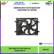 Hyundai Avante HD X20 Korea Aftermarket Radiator Fan Motor (25380-2H151)