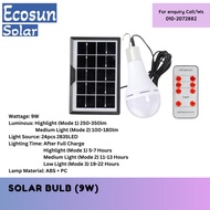 Solar LED Light Bulb 9W