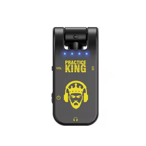 Silent Guitar Amplifier Guitar Headphone Amp 50H Use Time Rechargeable 282°Rotatable Head Portable G