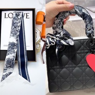 ★New★ 100 mulberry silk scarf tied bag heavy 18 momme silk long strip ribbon versatile scarf decorative headband for women