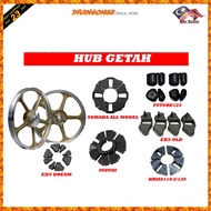 HUB GETAH / HUB RUBBER (GETAH HUB ) yamaha / honda / suzuki / modenas LC135/ Y15ZR/EX5 DREAM/KRISS/SRL115/Y125Z/DASH