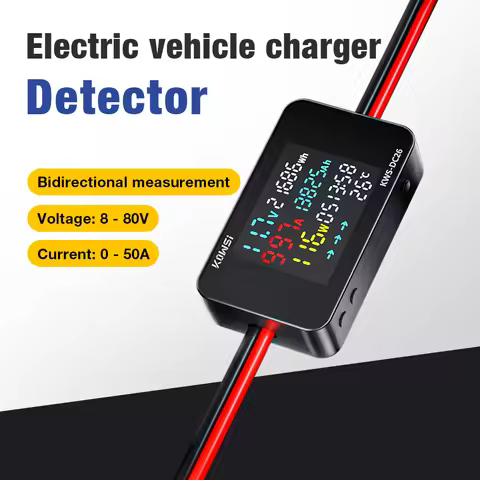 Electric Motorcycle Scooter Battery Charging Tester Charger Analyzer 0-80V Voltage Current Power Tes