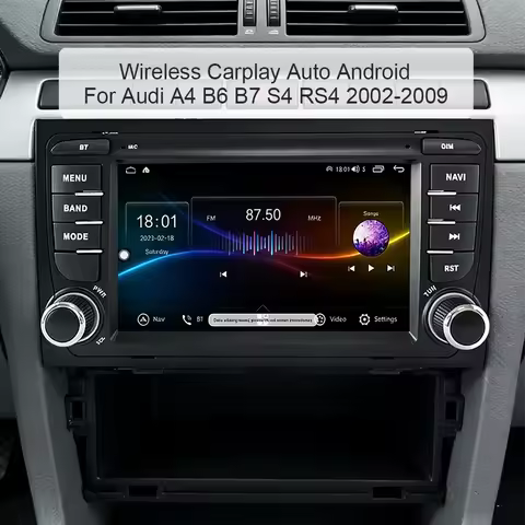 Car radio For Audi A4 B6 B7 S4 RS4 2002-2009 8G+256G DSP Carplay Auto Android 12.0 IPS Car Player GP