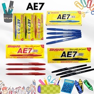 (12 PCS) Standard AE7 Pen 0.5 mm Standard AE-7 Pen