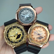 100% original CASIO GSHOCK GM-2100 TMJ 5 COUR GM2100 GA2100 stainless steel watch with automatic lig