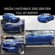 MAZDA 3 HATCHBACK 2006-2009 OEM FULL SET BODYKIT FRONT SKIRT ,SIDE SKIRT ,REAR SKIRT MATERIAL PU GET