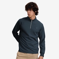 ELGINI E16375 Sweater Kapas Zip Separuh S-XXL | Half-Zip Cotton Sweatshirt