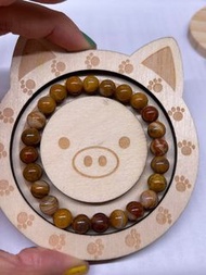 小眾 黃紋方解石手串8mm $98 Yellow Calcite 包平郵