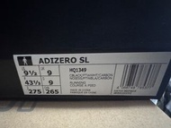 賣 adidas adizero sl跑鞋 us 9.5